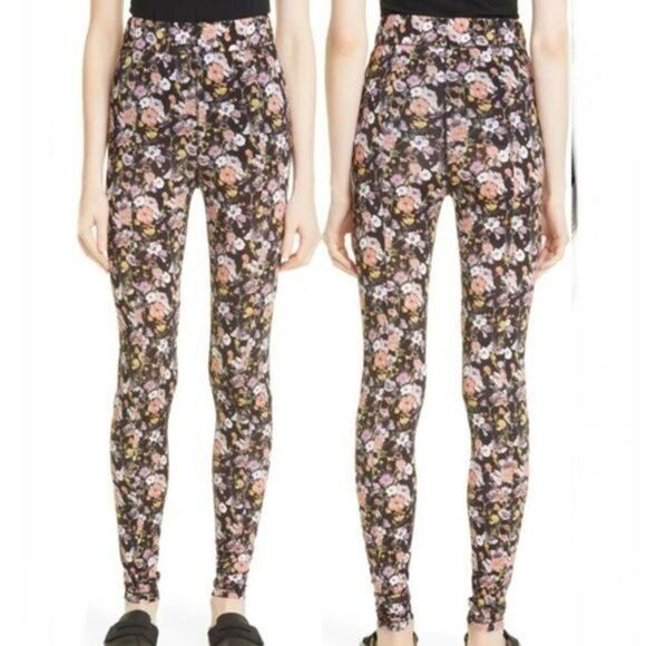 Rag & Bone Floral Sabeen Printed Leggings Small - Picture 1 of 10